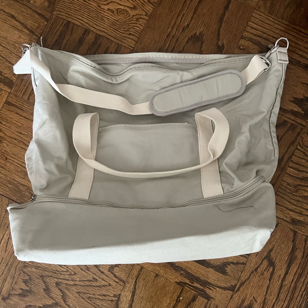 Cream Canvas Tote Bag